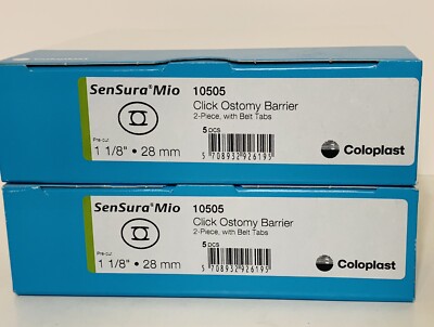 10 Coloplast 10505 SenSura  Mio Click Barrier, opening 1-1/8'' 2BX/5EA Exp2026/11