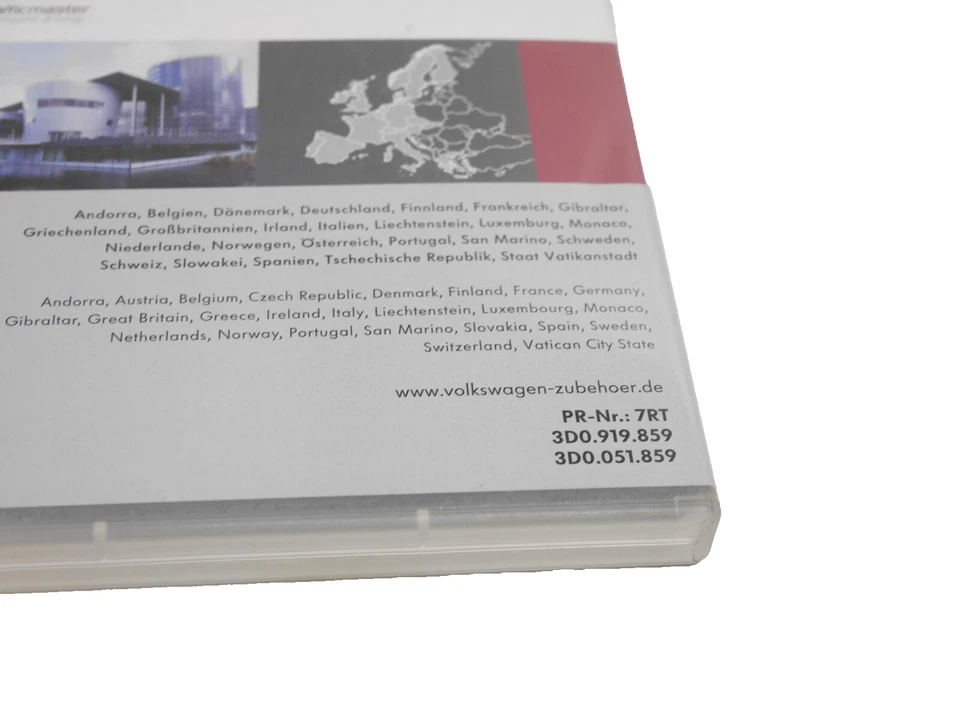 VW Phaeton 3D original Navigation Software DVD West Europa 3D0919859 3D0051859 - Bild 4 von 4
