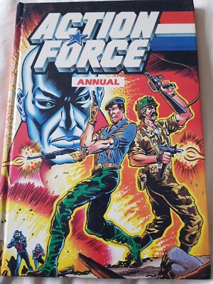 Pure nostalgia & child memories: The ACTION  FORCE annual 1987 hardback VGC