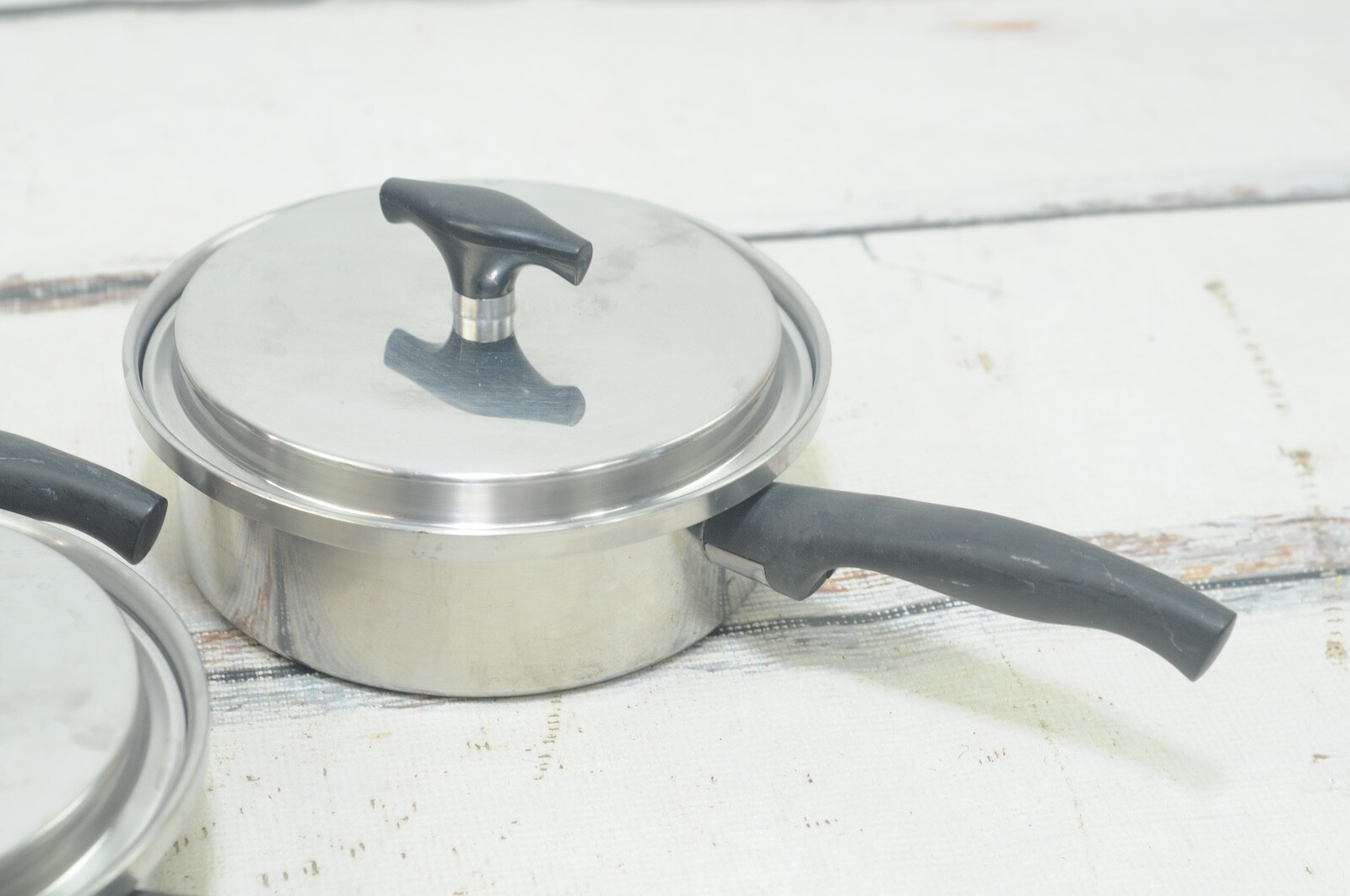 Vintage Stainless Steel Kitchen Craft By Wear Ever Cookware 3 Ply 9.25, 8.75",7" eBay