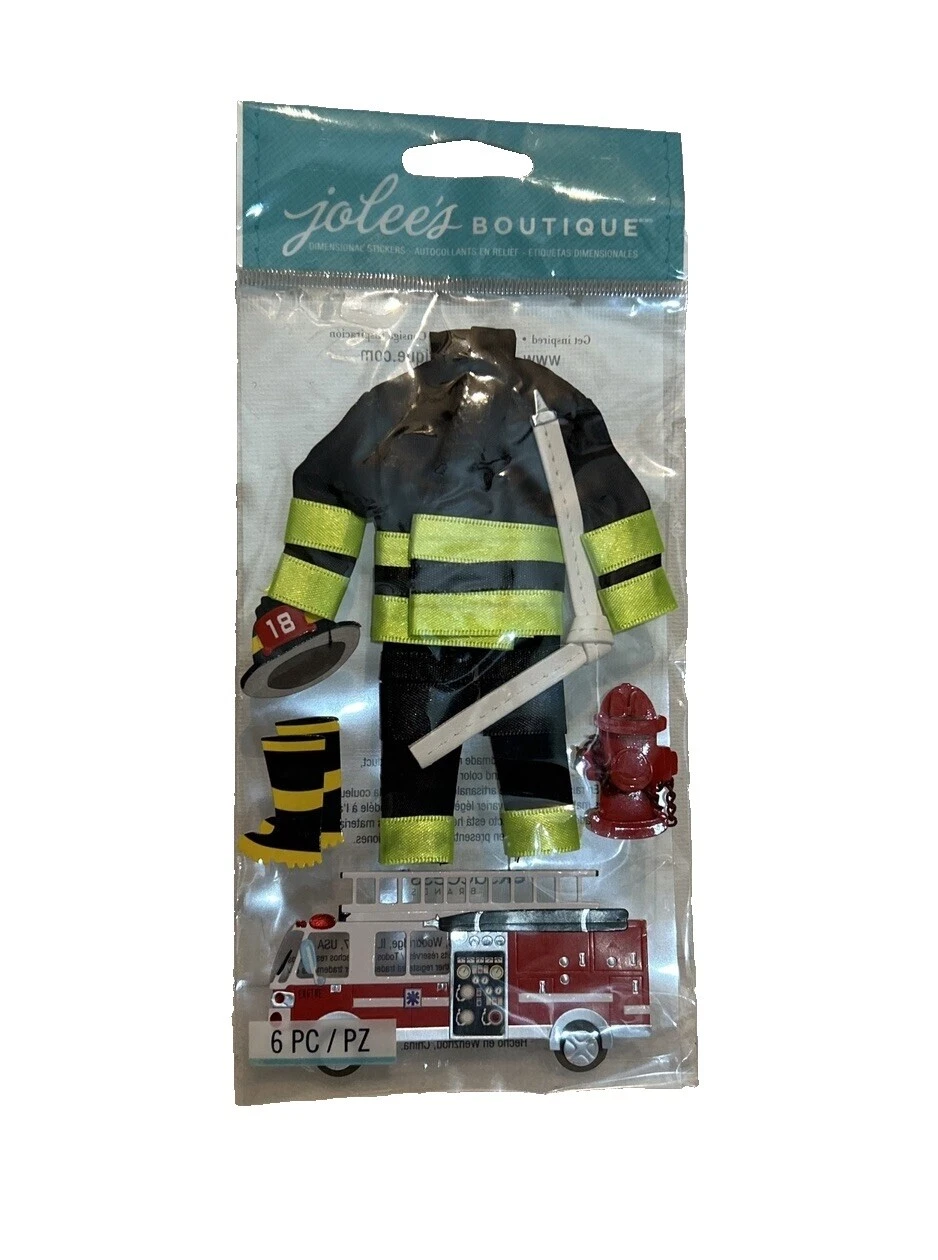 Jolee's Boutique Policía, bomberos y ambulancia dimensional Pegatinas para colecciones de Recortes