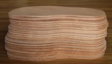 12 Pairs 13 x 5" Full Soles Tooling Leather Shoe Boot Repair Replace 4 5 6 mm