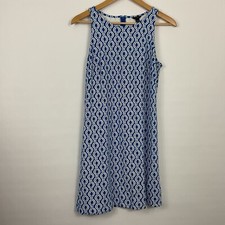 Ann Taylor Chain Print Sleeveless Dress Womens Size Small