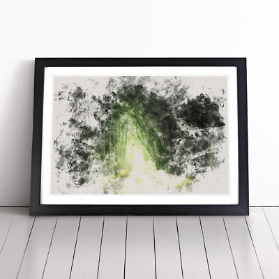 Secret Forest Gerahmte Leinwand Wandbild Kunstdruck Poster Bild, Wohndeko