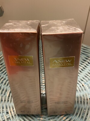 2 Avon Anew Essentials Super Serum Face 1 Oz Sealed Box hard to find