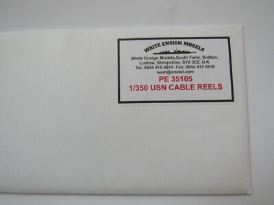 WHITE ENSIGN 1/350 #PE35105 USN CABLE REELS