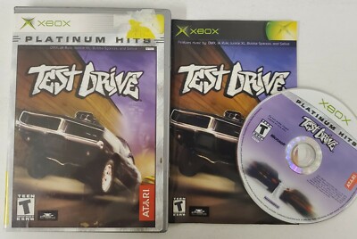 Test Drive Original Xbox Game  COMPLETE Manual Street Racing 2 Player