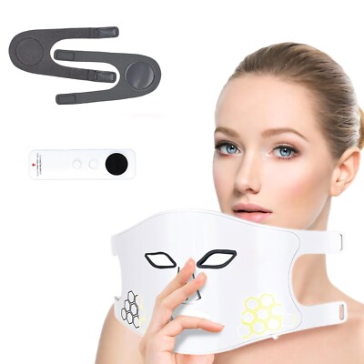 LED light therapy mask with 4 color light technology and 850nm infrared light