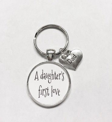 daddy a daughter's first love keyring