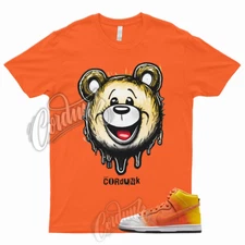 SB Dunk High Sweet Candy Tooth Shirt Amarillo Orange White Black 1 Corn CORBEAR
