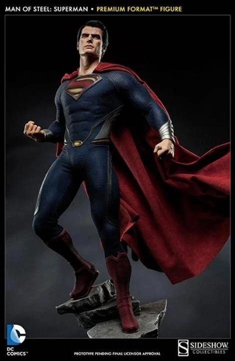 Sideshow Superman Man of Steel Premium Format Figure Statue 1/4 Scale DC Comics