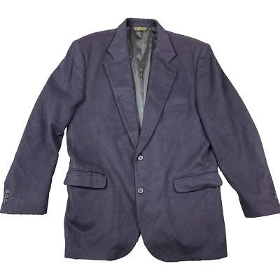 Branford & Taylor Cashmere Blazer Jacket Men's Blue Sport Coat