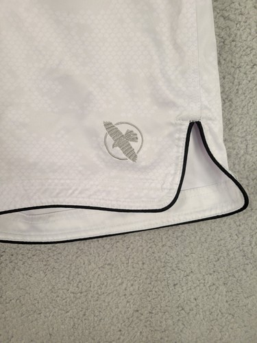 Hayabusa Hex Mid-Thigh Fight Shorts White - Picture 5 of 12