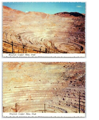 Pit & East Side Utah Copper Mine Bingham Canon Unposted continental