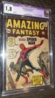AMAZING FANTASY 15 CGC GRADED 1.8 STAN LEE SPIDER-MAN ORIGIN 1962