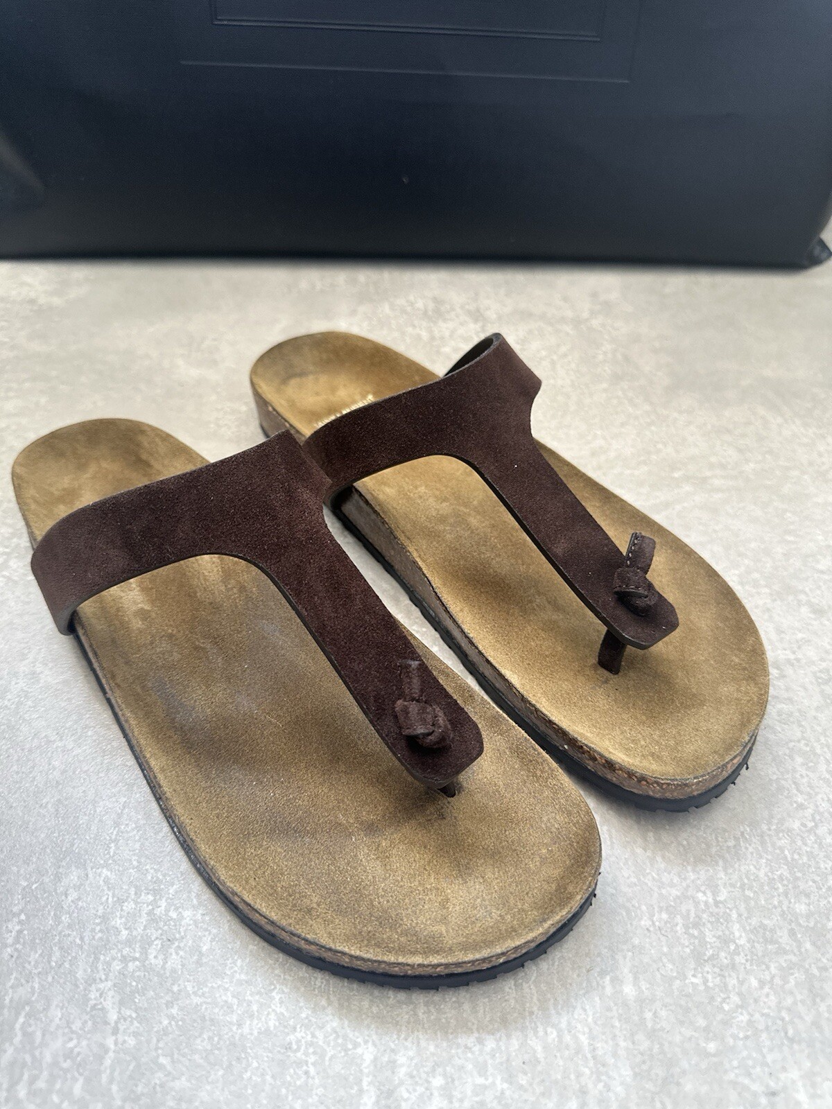 Saint Laurent YSL Jimmy sandali scamosciati Birkenstock 7084G UK 8 5 US 9 EU 42 5