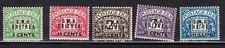 Great Britain Offices In Eritrea #J1 - #J5 NH Mint Set