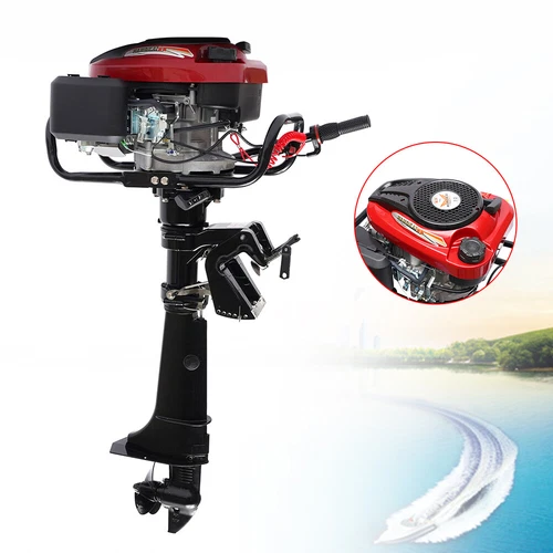HANGKAI 196CC 4 Stroke 7 HP Outboard Motor Fishing Boat Engine Motor Air Cooling - Bild 5 von 6
