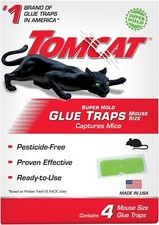 Tomcat Super Hold Glue Traps Mouse Size, Cont...