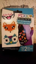 Fashion Angels Beaded Pin Set Owl  Fox Makes 2 Pins