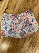 Lilly Pulitzer Girls Size 14 Mini Callahan Shorts Sea shells