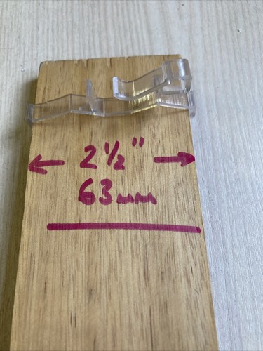Holz/Kunstholz Jalousien Schürze-Fassaden-Pelmet Clips (3er Pack)