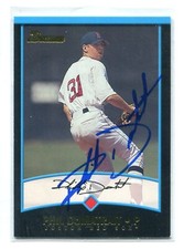 2001 Bowman Phil Dumbatrait HAND SIGNED AUTO AUTOGRAPH HA RETROGRAPH BUYBACK
