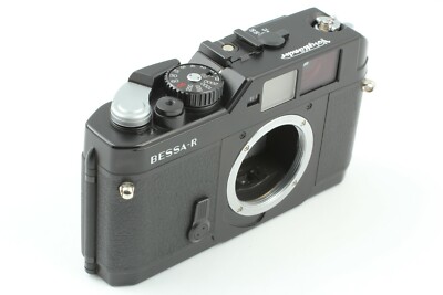 N MINT] Voigtlander Bessa R Black Rangefinder 35mm Camera L39 From