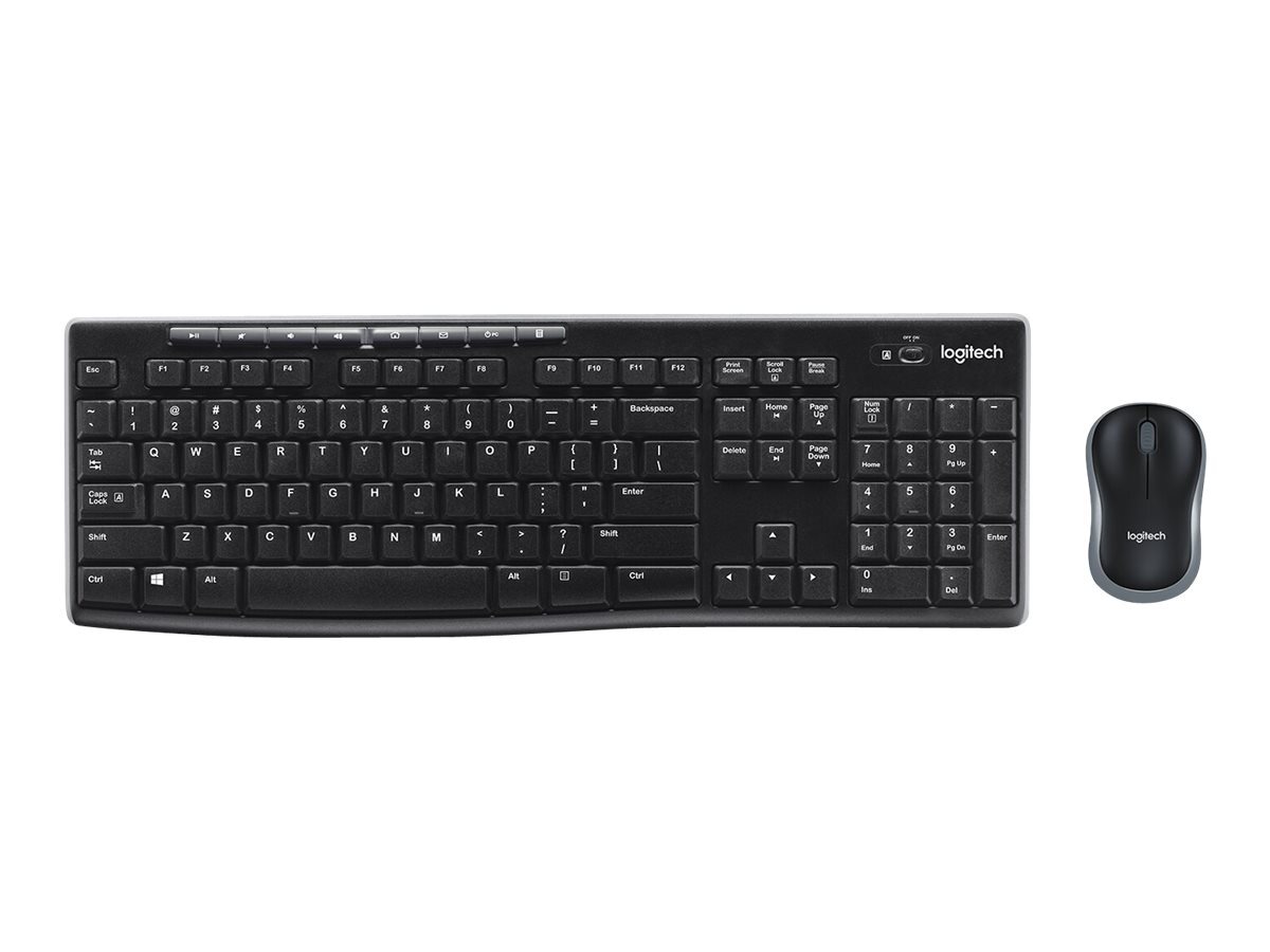 Logitech Wireless Combo MK270 Full-size (100%) Wireless RF 920-004508