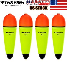 THKFISH 4PCS Slip Fishing Bobbers Floats EVA-Slider-Bobbers Slip Corks for Sea