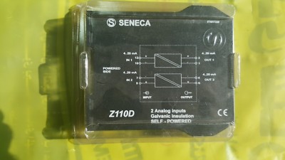 NEW SENECA Z110D DC CURRENT ISOLATOR (SELF-POWERED) DOUBLE CHANNEL