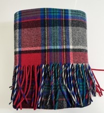 Pendleton Virgin Wool Plaid Black Red Green B...