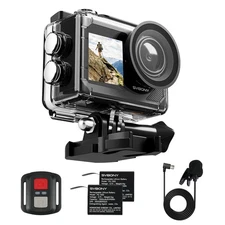 SVBONY SVGo2 Action Camera 4K/30fps IPX8 Waterproof for Diving Cycling Surfing