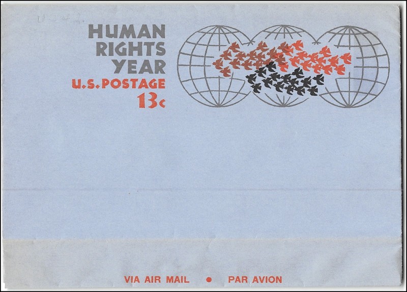 US #UC42 Unused stationery, folded