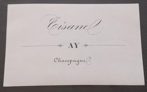 champagne label circa 1840 1860 herbal tea ay champagne label etiquet