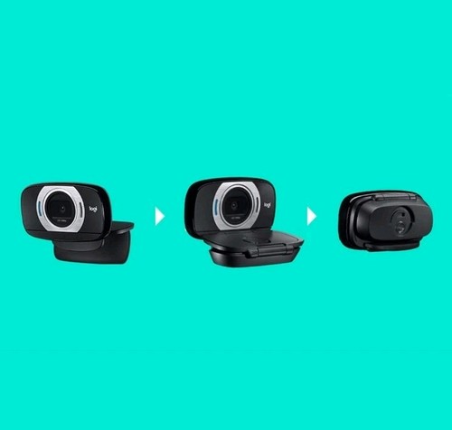 Logitech C615 Webcam Autofocus HD 1080P - Black - USB - PLUS Tripod - NICE! - 第 14/21 張圖片