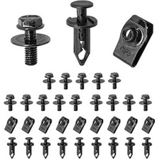 Under Cover Splash Shield Body Bolts Screws, Fender Bumper Clips Rivets-35PCS