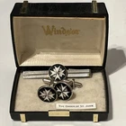 Order of St John (Knights Hospitaller) Mens Cufflinks & Tiepin Original Box