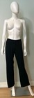 MELA PURDIE Straight Leg Jersey Pant in Black - Size 10/S