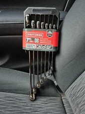 NEW Craftsman 7 Piece Long Panel Wrench Set SAE CMMT87012 Gunmetal Chrome NEW!!!