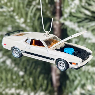 1973 Ford Mustang Mach 1 Ornament • Multiple Colors • Gift for Ford Lovers