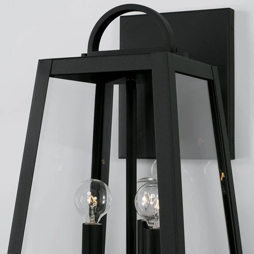 Capital Leighton 19 1/2" High Black Outdoor Wall Light - Picture 3 of 6
