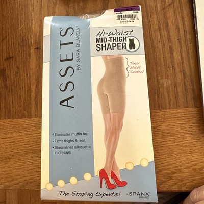 NEW Spanx Assets by Sara Blakely Hi-Waist Mid-Thigh Shaper 5 Nude