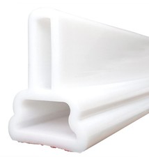 Ynotus 67Inch Collapsible Threshold 1 Count Pack of 1 , 1.5" High/White
