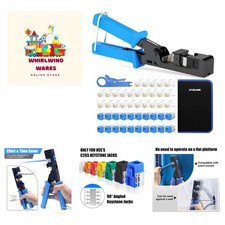 Speed Termination Tool for VCE 90-Degree Keystone Jacks Punch Down Network To...
