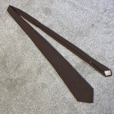 Vintage Broadway Southwest Brown Tie Made in USA Western Cowboy Necktie