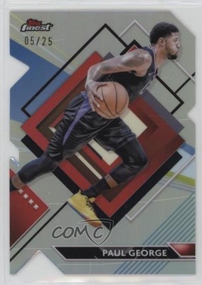 2023-24 Topps Finest Rare Die-Cut Refractor 5/25 Paul George #223 7y2