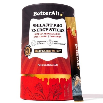 Better Alt Pure Himalayan Shilajit Pro Energy Sticks Naturally Sweeter &Tastier