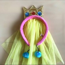 Super Mario Peach Headband Universal Studios Japan USJ Used