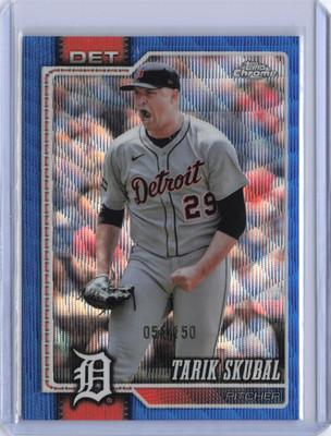 2026 Topps Chrome TARIK SKUBAL BLUE WAVE REFRACTOR #/150